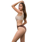 Damen Einteiler Badeanzug mit innovativem Cut-Out und schickem Ringdetail R&B