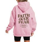 Damen Kapuzensweater mit motivierendem Schriftzug und bequemem Schnitt