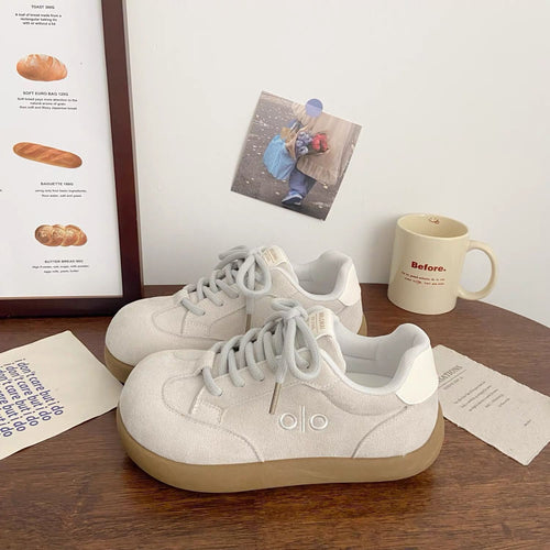 Damen Sneaker mit dicker, flexibler Sohle und atmungsaktivem Obermaterial R&B