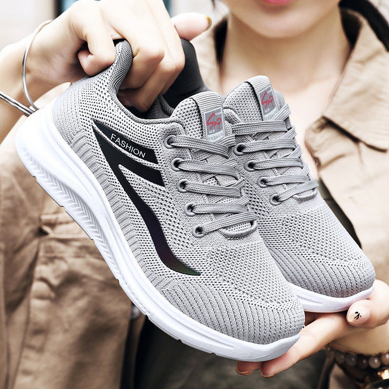 Damen Atmungsaktive Freizeitsneaker mit Unterstützung für den Knöchel R&B