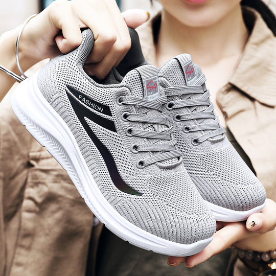 Damen Atmungsaktive Freizeitsneaker mit Unterstützung für den Knöchel R&B