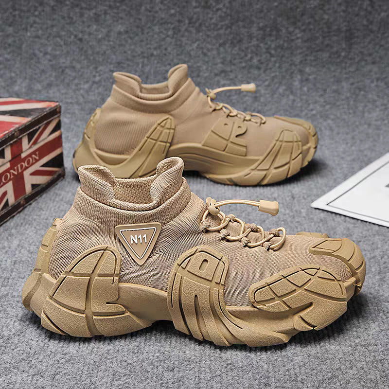 Damen sportliche High-Top Sneakers mit innovativer Sohlentechnologie R&B