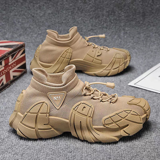 Damen sportliche High-Top Sneakers mit innovativer Sohlentechnologie R&B