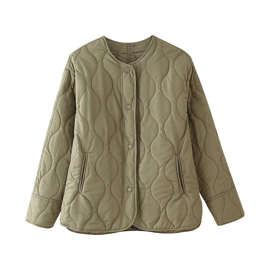 Damen Steppjacke mit zeitgemäßem Design und praktischen Seitentaschen R&B