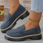 Damen Bequeme Loafers mit modischer Profilsohle R&B