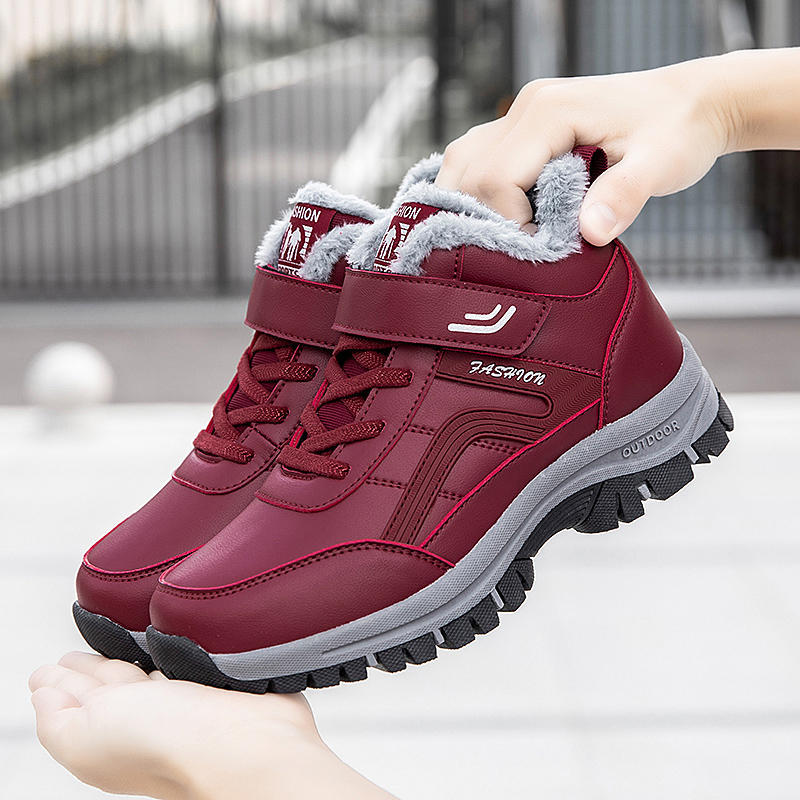 Damen Sportliche Winter Sneaker mit Warmfutter und rutschfester Sohle R&B