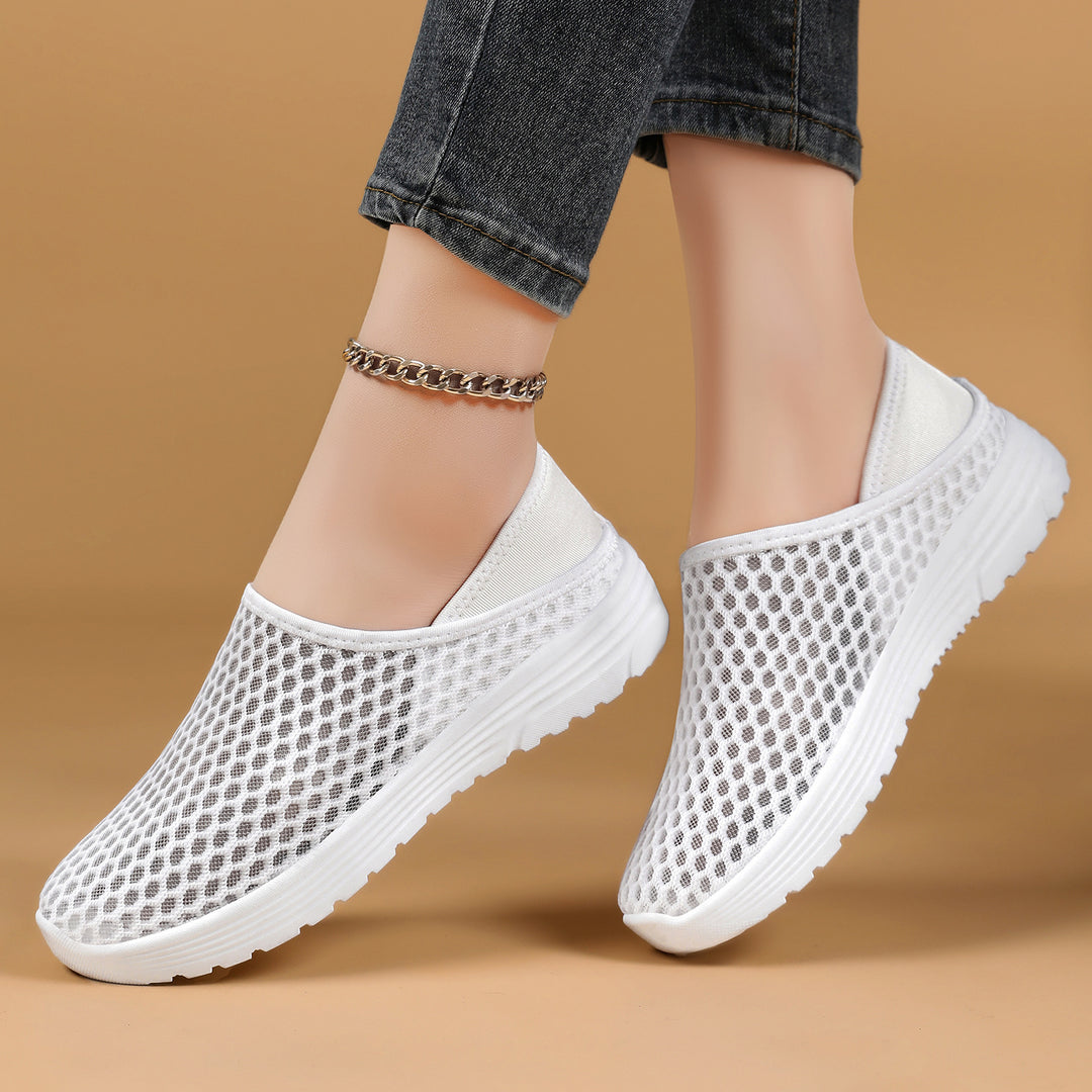 Damen Atmungsaktive Slip-On Sneakers mit rutschfester Sohle R&B 1774525904