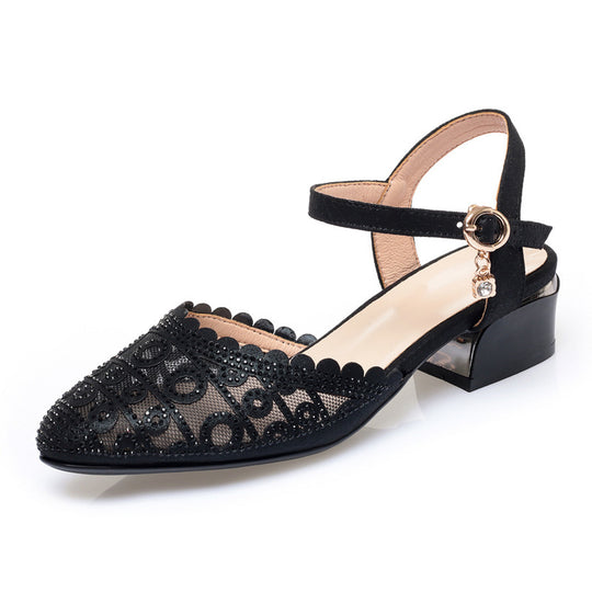 Damen elegante Ballerinas mit modischer Riemchenverzierung und komfortablem Fußbett R&B