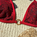 Damen raffinierter Spitzen-Bikini R&B