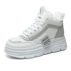 Damen hochmodische Sneaker mit kuscheligem Innenfutter und rutschfester Sohle R&B