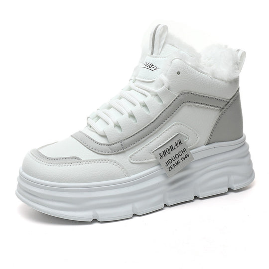 Damen hochmodische Sneaker mit kuscheligem Innenfutter und rutschfester Sohle R&B