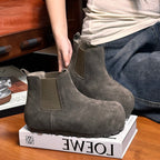 Damen Chelsea Boots mit komfortablem Gummizug und weichem Wildleder R&B
