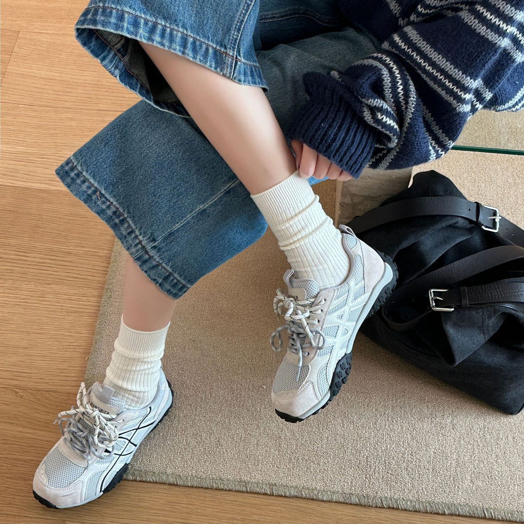 Damen Sportliche Trail Sneakers mit atmungsaktiver Mesh-Oberfläche und rutschfester Sohle R&B