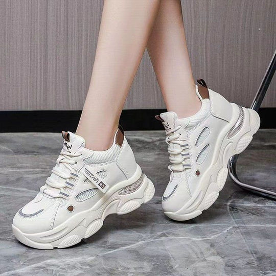 Damen Sportliche Chunky Sneakers mit atmungsaktiver Mesh-Oberfläche und dämpfender Sohle R&B