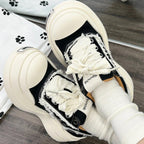 Damen Plateau-Sneaker mit modischem Design und großzügiger Dämpfung R&B