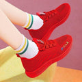 Damen Atmungsaktive Freizeit-Sneaker mit flexiblem Strick-Obermaterial R&B