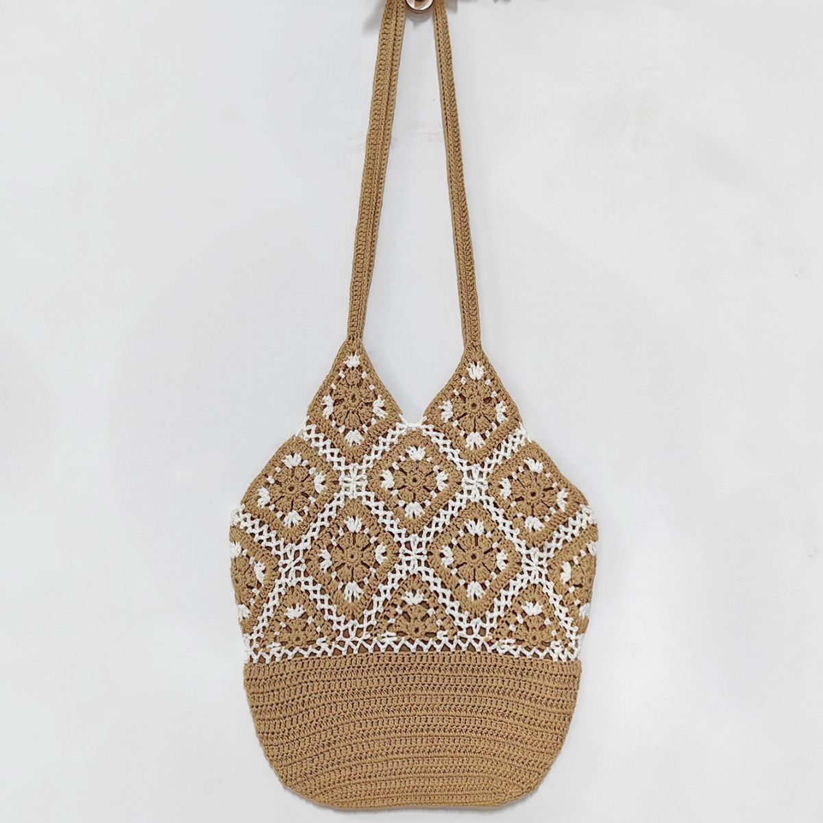 Damen handgefertigte Makramee Tasche R&B