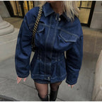 Damen modische Denim-Jacke R&B