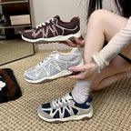Damen sportliche Sneakers mit atmungsaktivem Obermaterial und rutschfester Sohle R&B