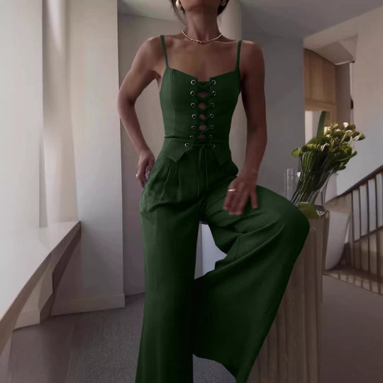 Damen Korsettbluse mit Schnüroptik R&B