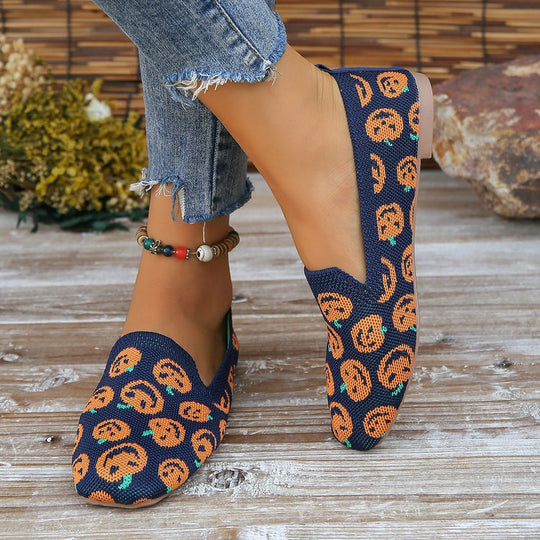 Damen Slip-On Mokassins aus atmungsaktivem Netzmaterial R&B