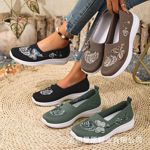 Damen Sneaker mit floralem Design R&B