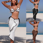 Damen Set bestehend aus Bikini und offenem Rock R&B