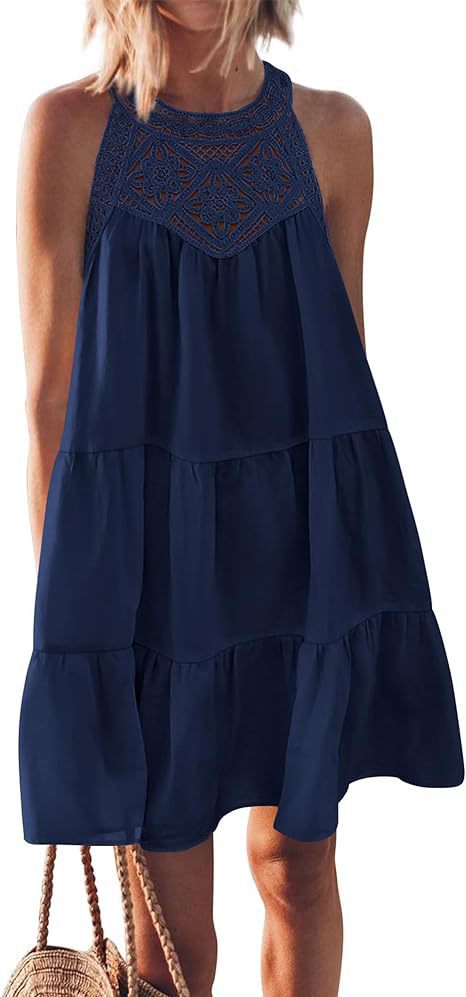 Damen luftiges Sommerkleid R&B