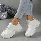 Damen Sportliche Sneakers mit ergonomischem Design und atmungsaktiver Oberflächenstruktur R&B