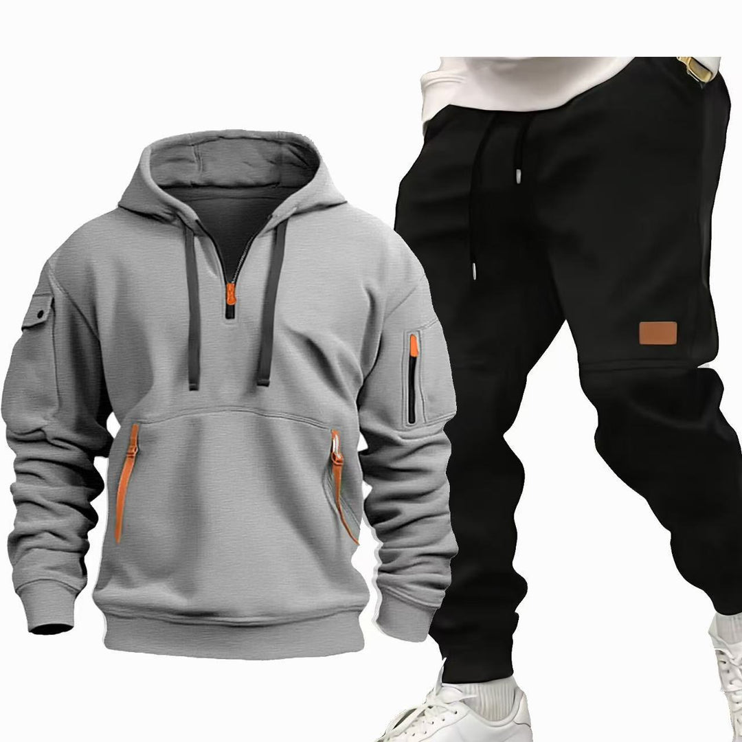 Herren Funktions-Hoodie und Jogginghose Set R&B