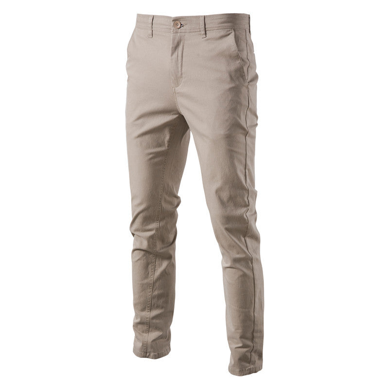 Herren Chinohose mit schmaler Passform und elastischem Bund R&B