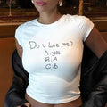 Damen Funktions T-Shirt mit kreativem Schriftzug R&B