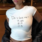 Damen Funktions T-Shirt mit kreativem Schriftzug R&B