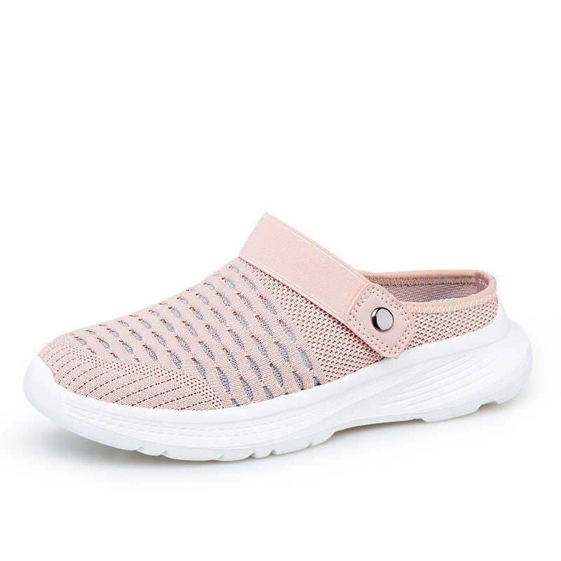 Damen Bequeme Mesh-Clogs mit rutschfester Sohle