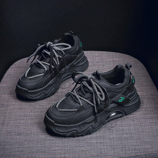 Damen Sportliche Chunky Sneakers mit atmungsaktiver Mesh-Oberfläche und gepolsterter Sohle R&B