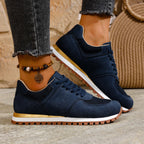 Damen Sportliche Sneakers mit atmungsaktiver Mesh-Oberfläche und rutschfester Sohle R&B