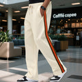 Herren Baumwoll-Cargo-Hose mit elastischem Bund und seitlichen Taschen R&B