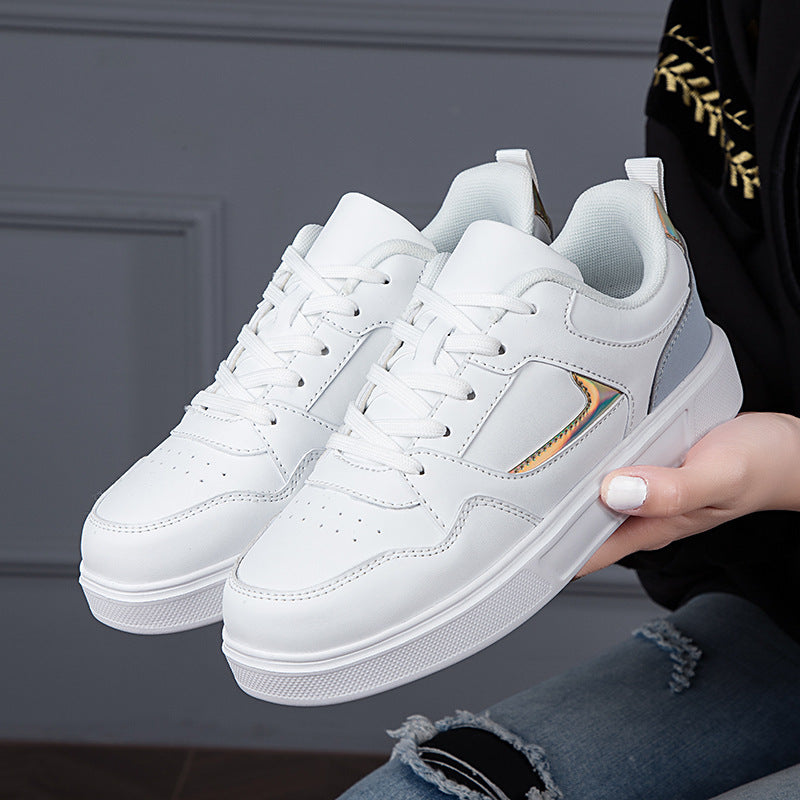 Damen Sportliche Sneakers mit eleganter Akzentfarbe