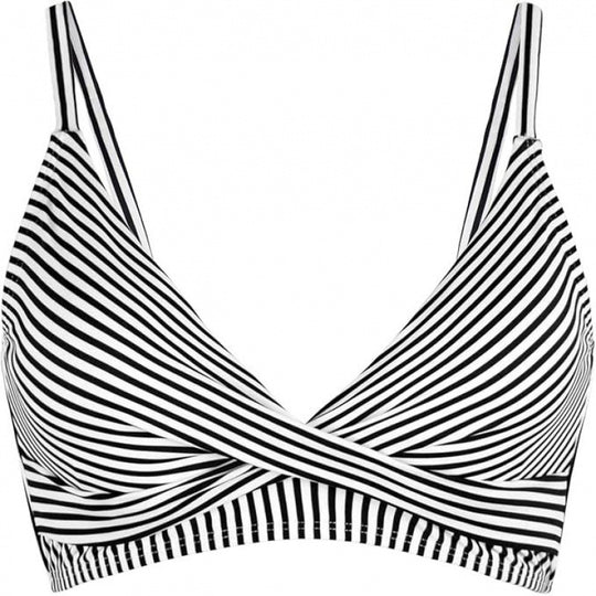 Damen Sportliches Bikini-Oberteil mit Wickel-Design R&B