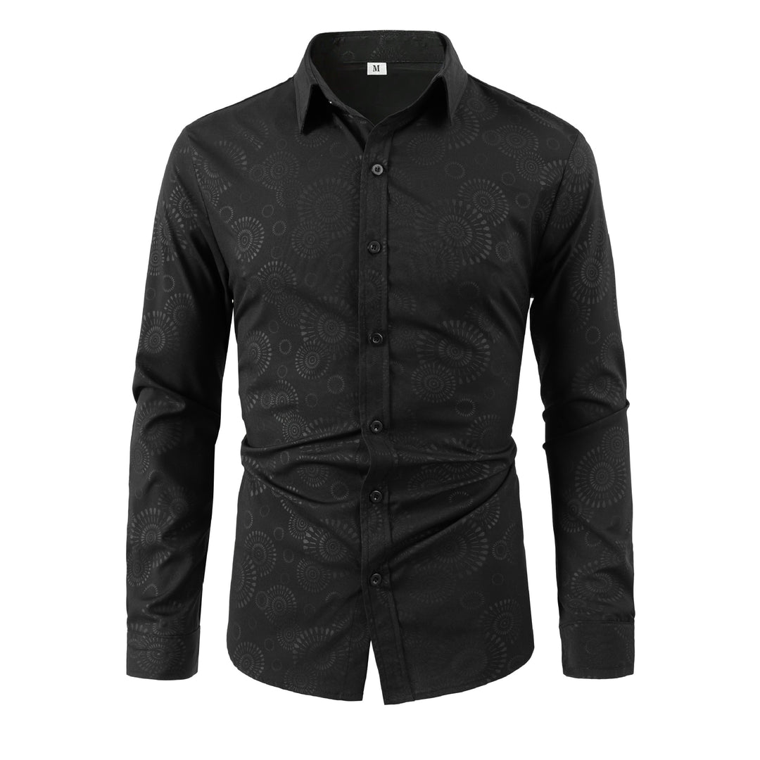 Herren Hemd mit feinem Musterdruck R&B