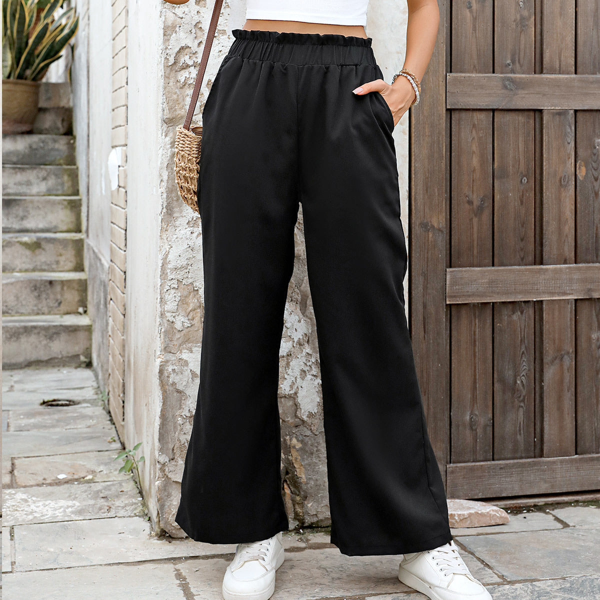 Damen Sommerliche weite Hose R&B