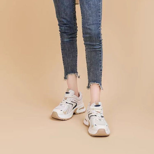 Damen modische Sneakers mit reflektierendem Obermaterial und innovativer Dämpfung R&B