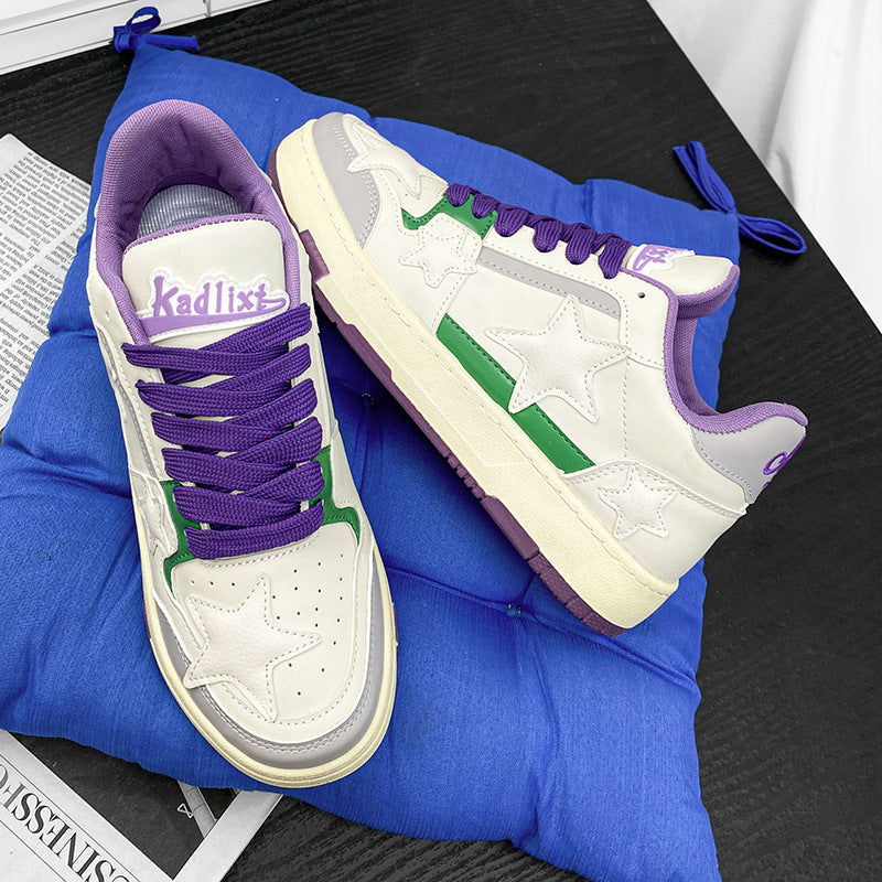 Damen Sneakers mit trendigem Sternen-Design und dämpfender Sohle R&B
