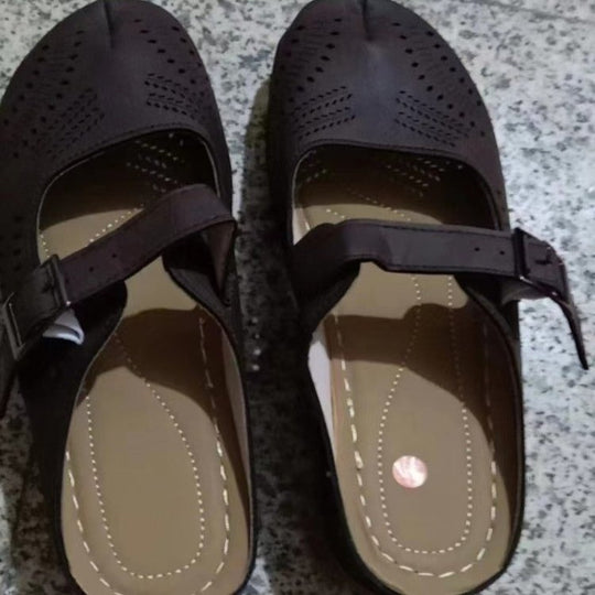 Damen Komfortable und luftige Sandalen mit verstellbarem Riemen R&B