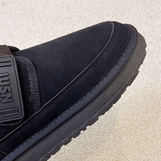 Damen Bequeme Slipper mit komfortablem Klettverschluss und weicher Innensohle R&B