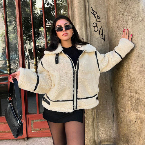 Damen Fleecejacke mit hohem Kragen R&B