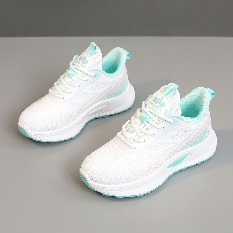 Damen Sportliche Lauf-Sneaker mit atmungsaktivem Mesh-Obermaterial und dämpfender Laufsohle R&B