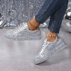 Damen Glitzernde Sneakers mit hohem Komfort und modischem Design R&B