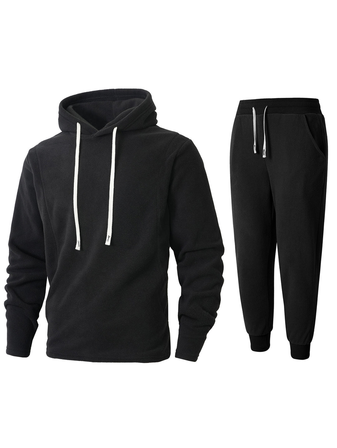 Damen Kuscheliger Fleece-Hoodie und Jogginghose Set R&B