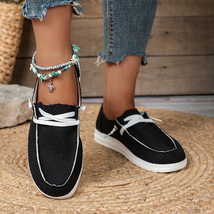 Damen bequeme und stylische Slip-On Sneakers R&B
